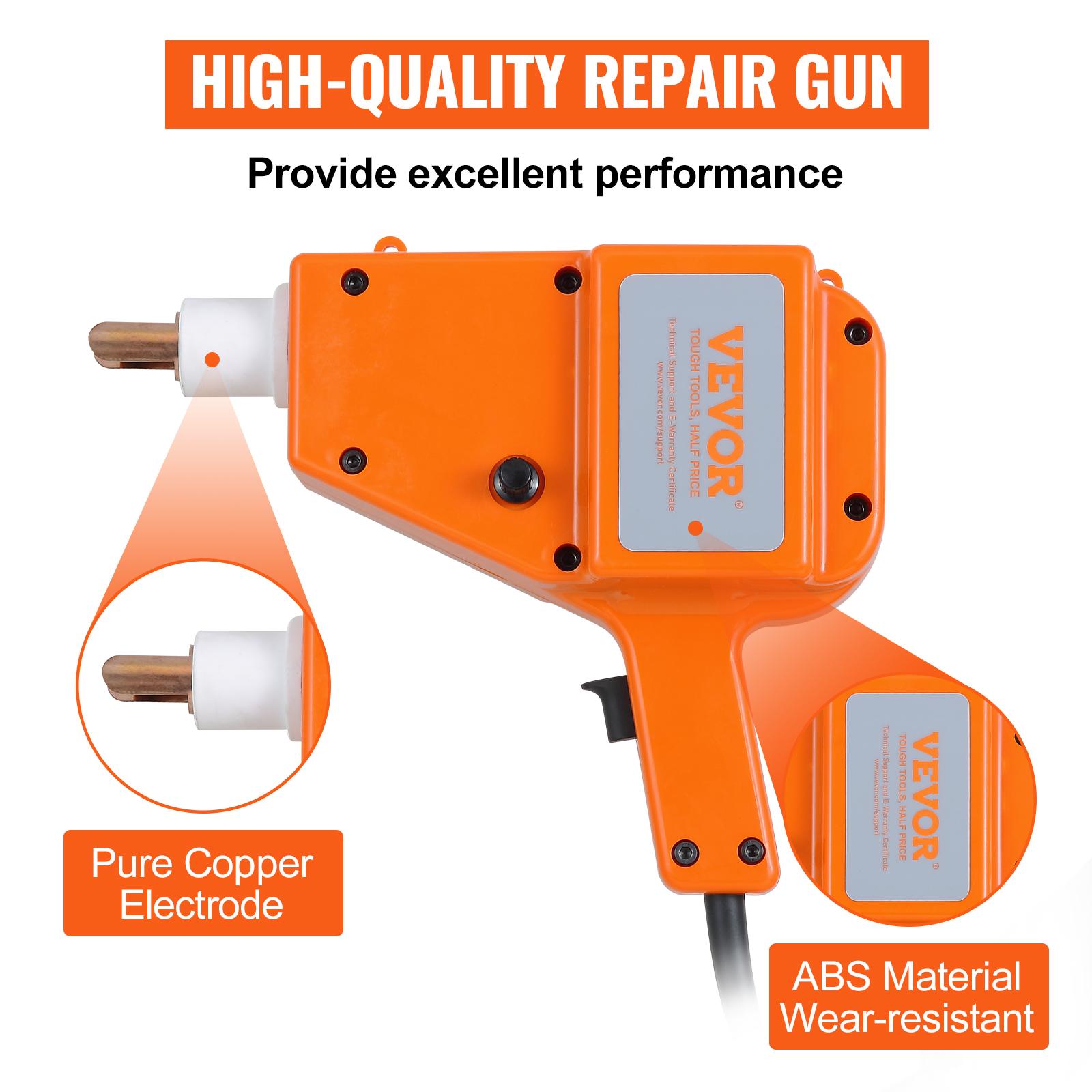 VEVOR Stud Welder Kit, 5500 Stud Welder Dent Repair Kit, 800VA Spot Welder Stud, 110V Welder Stud Kit, Stud Gun Dent Puller Kit with Complete Accessories, Dent Welder Repair for Auto Body Repairing