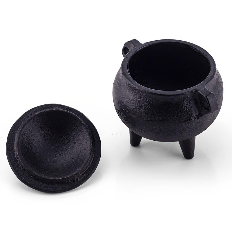 Small Cast Iron Sage Burner, Iron Art Incense Holder, Yoga Meditation Aromatherapy, Halloween Christmas Decor, Home Office Decoration