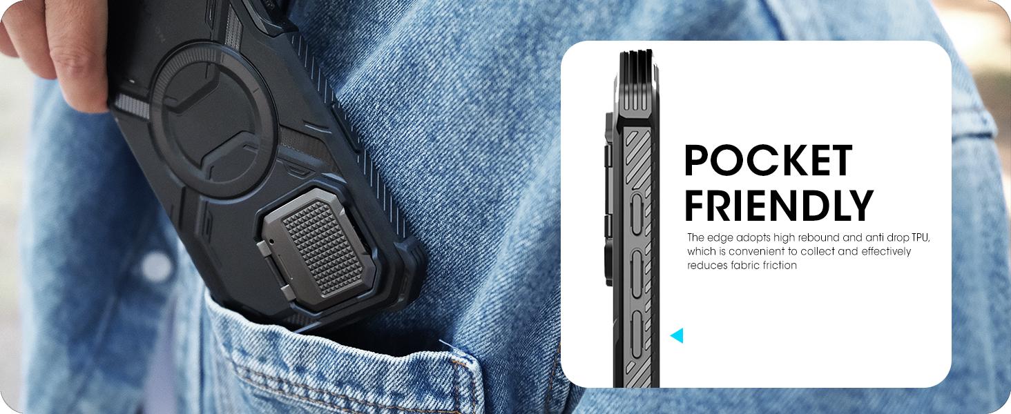 i-Blason Phone cases for iPhone 16 Pro Max / 16 pro / Plus MagSafe,Camera Control Button Cover,Camera Cover Stand,Military Protection,Full-Body Magnetic Phone Case with screen protector Smartphone Cellphone