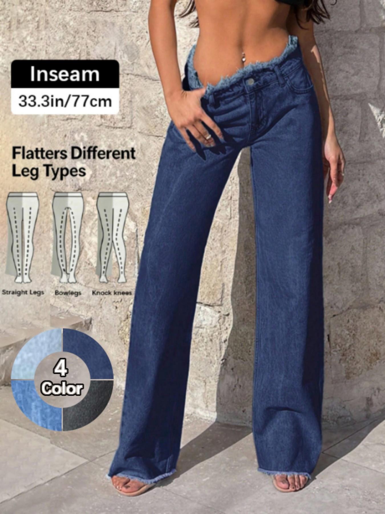 Women High Waist Raw Hem Baggy Denim Jeans Button, 2026 T-Chic All-Season Versatile Everyday New Hit Outdoor Casual Pants, Comfortable Outdoor Wear, Stylish Ladies' Bottoms, High Waisted Jeans, Fit Women High Waist Raw Hem Baggy Denim Jeans Button, 2026 T-Chic All-Season Versatile Everyday New Hit Outdoor Casual Pants, Comfortable Outdoor Wear, Stylish Ladies' Bottoms, High Waisted Jeans, Fit