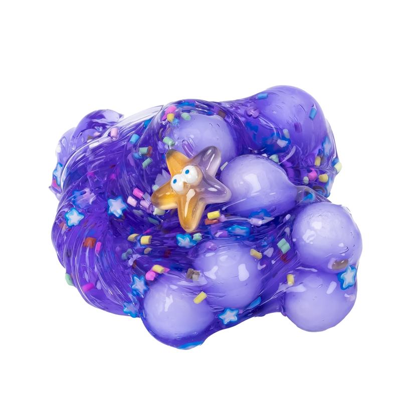 Portable 2.37oz Jelly Cube Crunchy Crystal Slime kit Clear Sticky Slime Soft DIY Non-Sticky Stretchy Sludge Party Favors Birthday Gifts, Moldable Handmade Taba Squishy