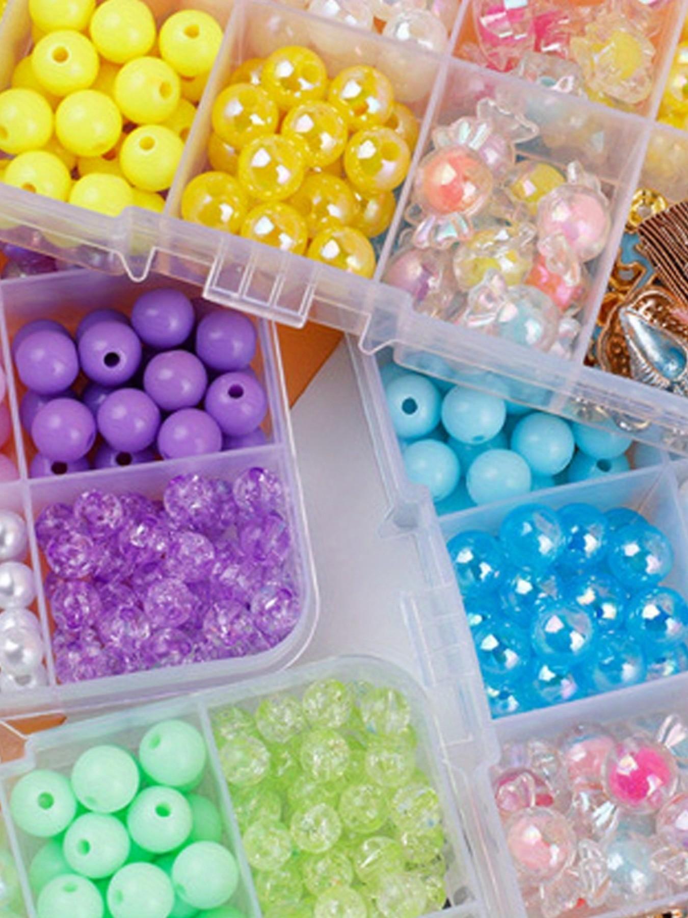 1300pcs Candy Beads DIY Necklace Kit, Art Craft Supplies for Bracelets, Jewelry Making, Keychains, Fashion Gifts, Handmade Accessories