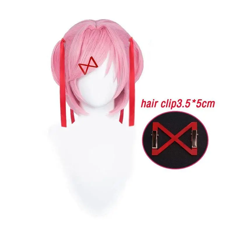 IN STOCK Natsuki Wig Doki Doki Literature Club Cosplay Wig for Halloween Wig and Headdress