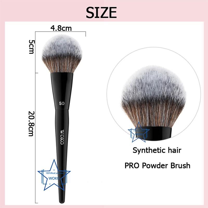 50# Powder Brush Peach Heart Contour Sculpting, Synthetic Hair Face Bronzer, Blush Setting Makeup Tool, Essential Beauty Accessory
