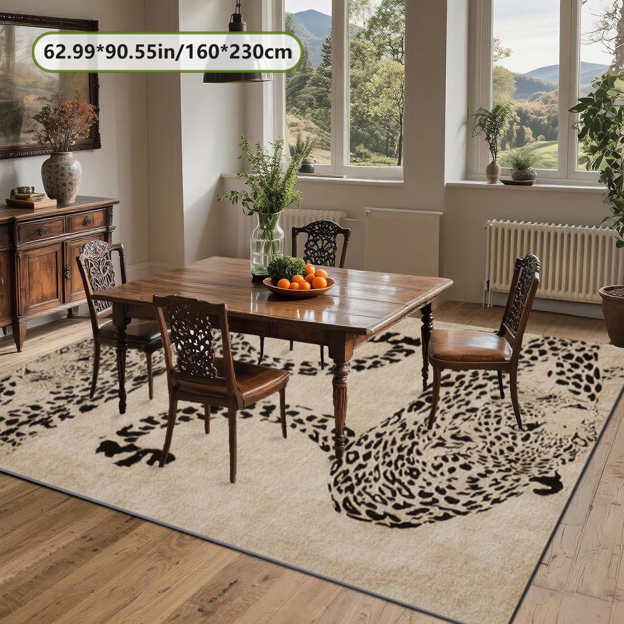 Velvet soft and comfortable patterned printed carpet, suitable for multiple scenarios, available in various sizes, soft and non-shedding.