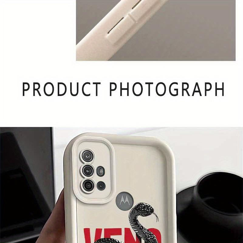 1 Piece Scarlet Python G10 Silicone Shockproof Cover For Moto G10 - Ideal For Entertainment