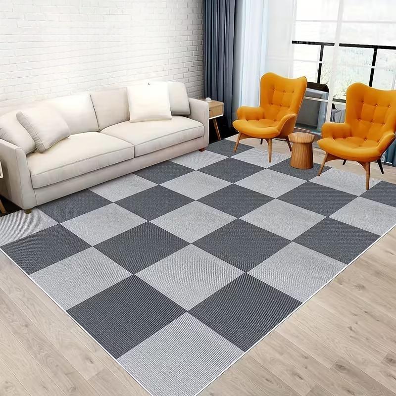 1PC Self - Adhesive Carpet Tiles, Peel And Stick, PVC Material, 0.3cm Thick, Directly Applied To Office Floors, Commercial Use, Arbitrary Cutting Of Square Carpet, Multiple Colors Available