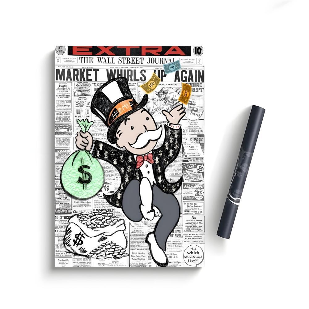 M-Monopoly M-Millionaire Money Poster Bedroom Home Decor Art Poster Perfect Gift for Family and Friends