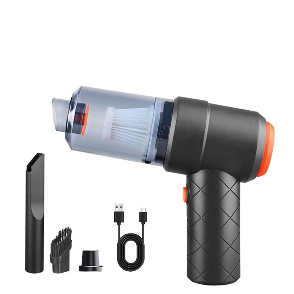 Mini Portable Car Vacuum Cleaner, High-Power Cordless Rechargeable Auto Vacuum with Multi-Function Suction and Blowing, Ideal for Home, Office and Pet Care, Car Cleaning Supplies