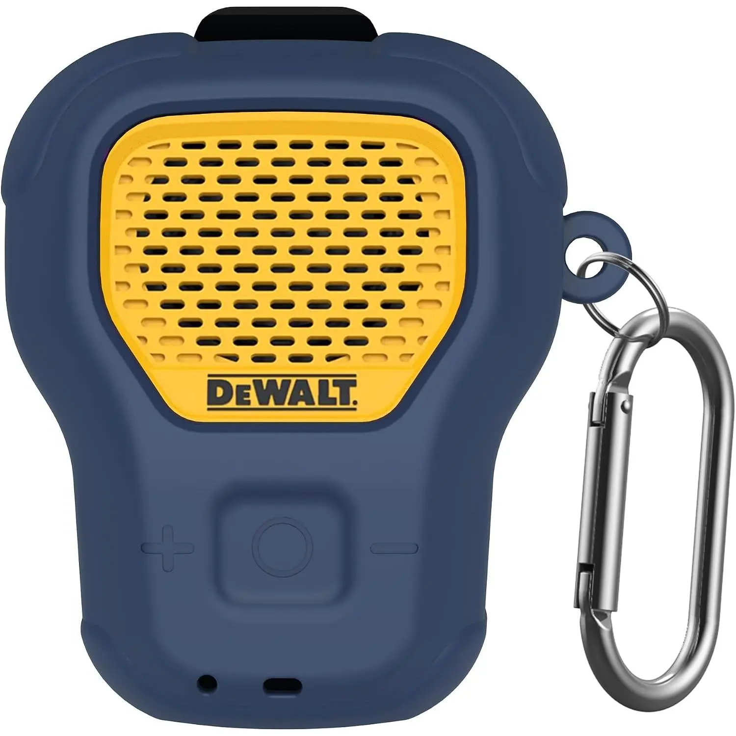 Case for  Wearable  Speaker Case Cover, Small Lightweight Anti-Scratch Portable for Speaker  Case with Carabiner Accessories Set(Orange)