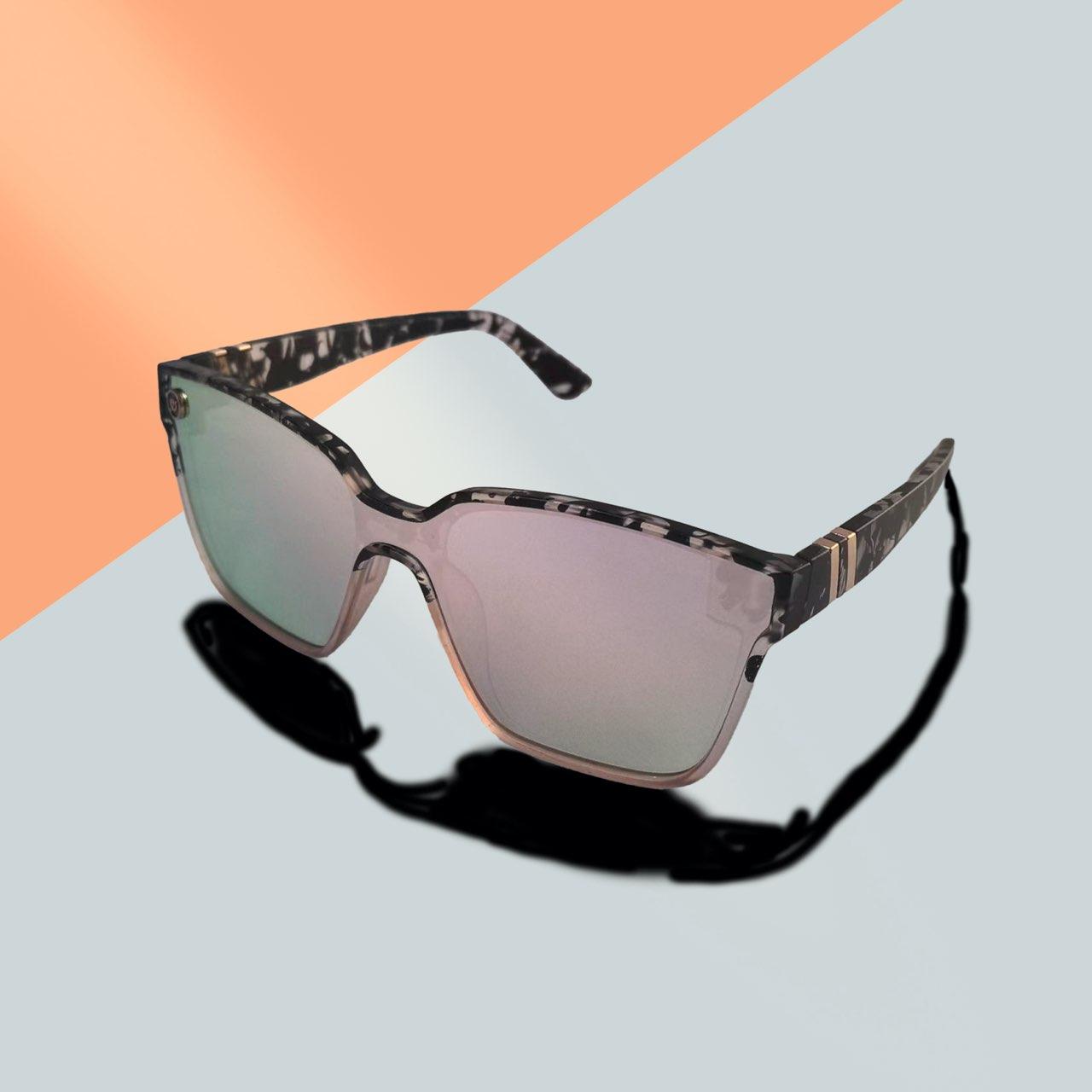 Tortoise Shell Pattern Flat Top Sunglasses for Women, Sun Protection Sunglasses for Men, Trends 2024 for Outdoor Activities Back To School Fall Streetwear Mascs