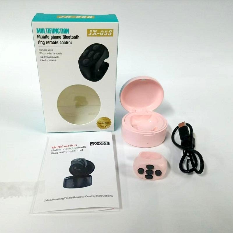 Wireless Bracelet Remote Control, 5 Key Cell Phone Bracelet Remote Control for Photo Taking, Page Turning & Volume Control, Smart Remote Control for Cell Phone