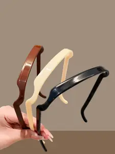 Women's Elegant Headband Set, Minimalist Fashion Design, Versatile Hair Accessory for Daily Wear, Stylish Women's Headwear Collection