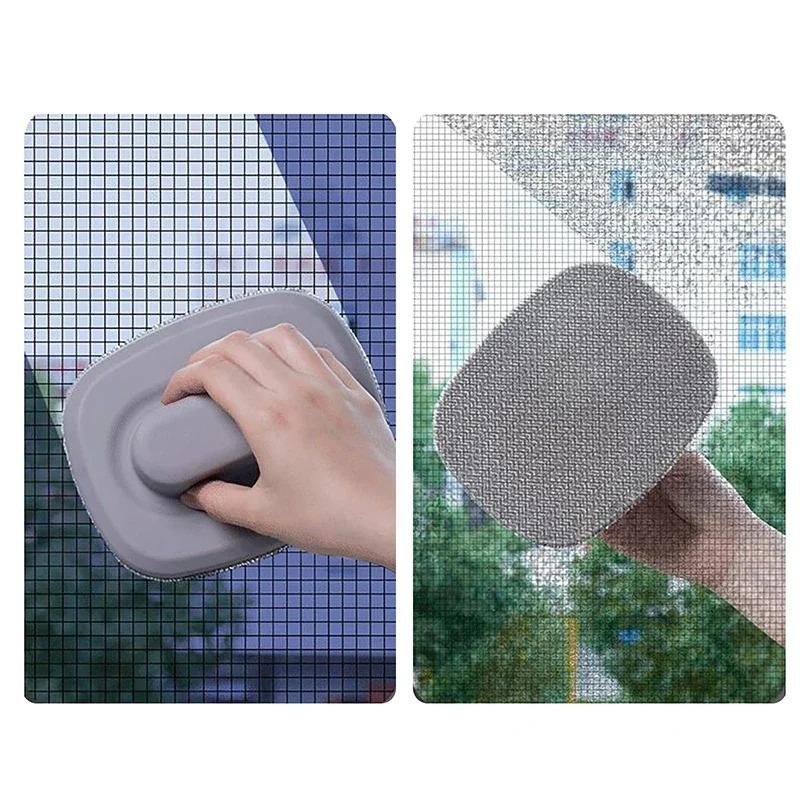 1pcs Window Screen Cleaning Brush, Flat Mesh Screen Cleaner Tool, Dust Removal Brush, Essential Window Cleaning Accessory