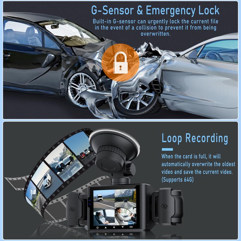 4-Channel 1080P DashCam with WIFI , Front,Back,Left&Right Adjustable Lens Dash Cam , Car Recorder , Car Camera With IR Night Vision, Cycle Recording, With Free 64 GB Card#dealsforyoudays Autos Automotive Vehicle Black 4-Channel 1080P DashCam with WIFI , Front,Back,Left&Right Adjustable Lens Dash Cam , Car Recorder , Car Camera With IR Night Vision, Cycle Recording, With Free 64 GB Card#dealsforyoudays Autos Automotive Vehicle Black