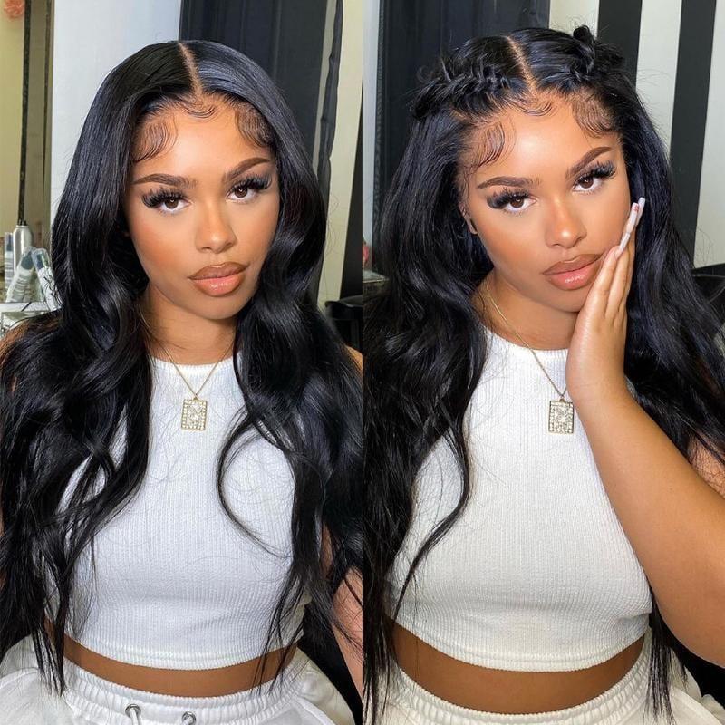 Bling Hair 9x6 7x5 6x4 Body Wave Glueless Wig Human Hair Brazilian Ready To Wear Lace Frontal Wig Pre Cut No Glue For Women Preplucked