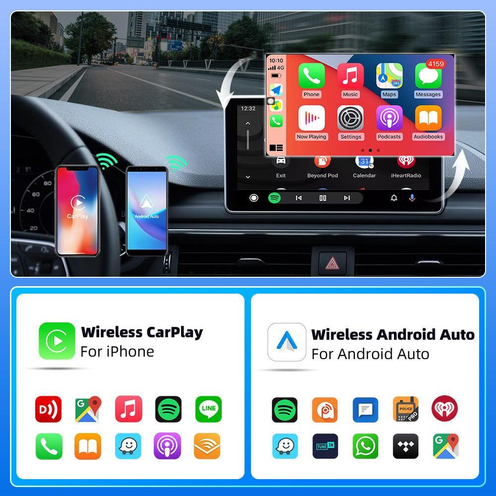 Upgrade Wired to Wireless Carplay, Plug-And-Use Design, Easy Installation, Compatible with Original Controller, Includes Data Cable, Wireless Carplay Adapter Upgrade Wired to Wireless Carplay, Plug-And-Use Design, Easy Installation, Compatible with Original Controller, Includes Data Cable, Wireless Carplay Adapter