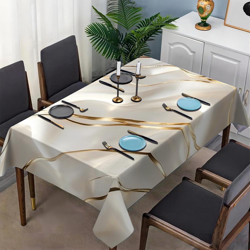 Rectangular tablecloth with classic floral/animal patterns, retro printed decorative tablecloth, vibrant colors, suitable for restaurants, parties, festivals, gift giving, indoor, outdoor, Picnic Table Cover