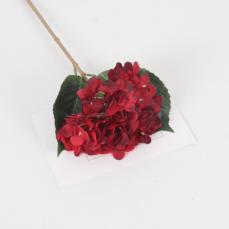 4 Pcs Leafy Artificial Hydrangeas, DIY Home Decor, Hotel Wedding Centerpieces, Low Maintenance, Evergreen All Year Round