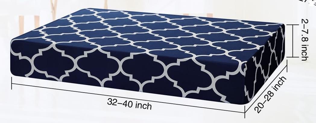 Easter Waterproof Patio Cushion Covers for Outdoor Patio Furniture & Indoor Sofa Cushions, 12/8/4Pcs, Elastic Pet-Friendly Sofa Cover Sofa Slipcover Couch Covers Anti-Slip Sofa Protector Sofa Seat Cover Replacement Sets for Spring Summer Patio Decor