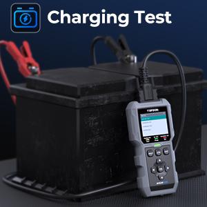 TOPDON AL500B OBD2 Scanner Battery Tester 2 in 1 Code Reader, Full OBDII Diagnosis, 12V Battery Tests & 12V/24V Cranking Tests, Charging Tests, Scan Tool, Car Diagnostic Tool for All OBDII Cars