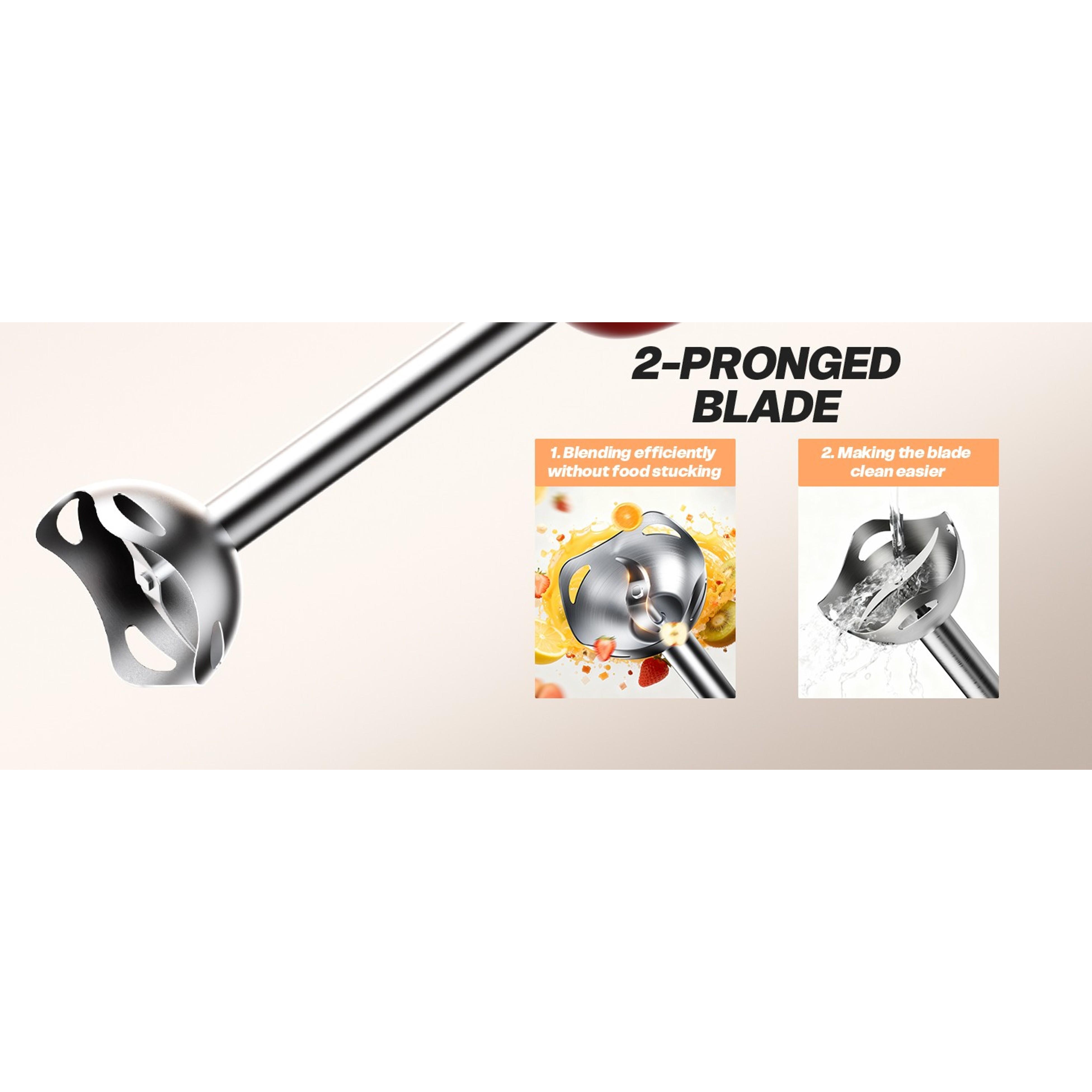 Immersion Blender Corded 400W, 2 Speed, Emulsifier, Blend, BPA-FreeGift