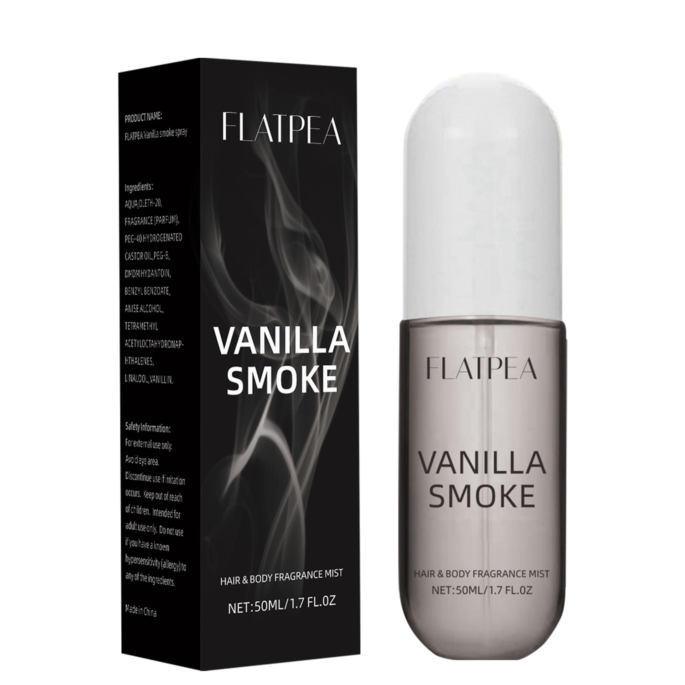 50ML Vanilla Smoke Spray Eau De Perfume, Oriental Spicy Scented Fragrance, Long-Lasting Aroma, Ideal for Daily Use & Gifting