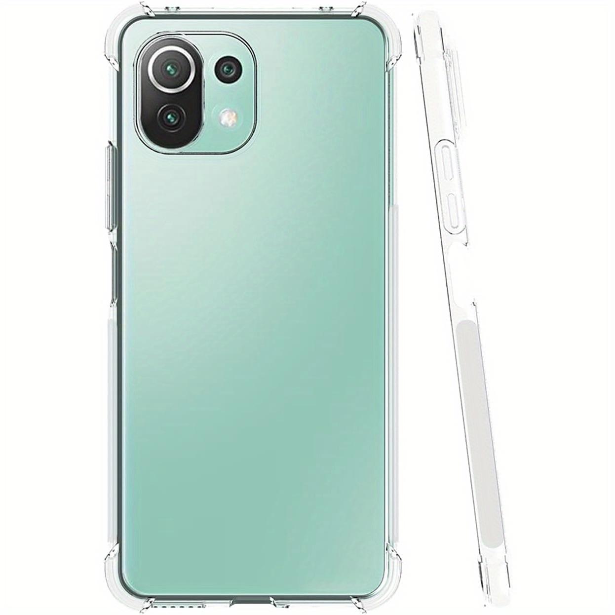 Case for Xiaomi Mi 11 / Mi 11 Pro, Clear Phone Case with Reinforced Corners Camera Protection Bumper Slim Fit Shockproof Flexible TPU Case, Transparent