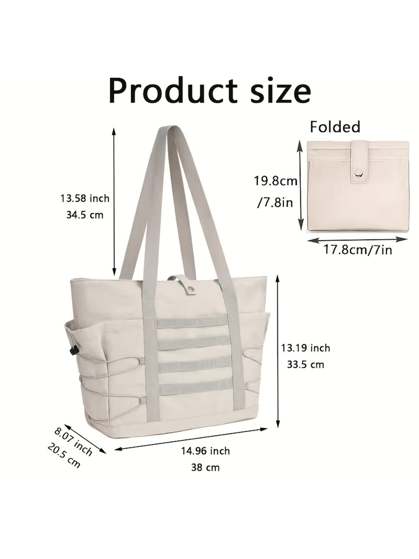 Women's Travel Handbag, Foldable Beach Bag, Gym Sports Bag, Shopping Bag, Ideal for Gifting, Versatile and Stylish Accessory
