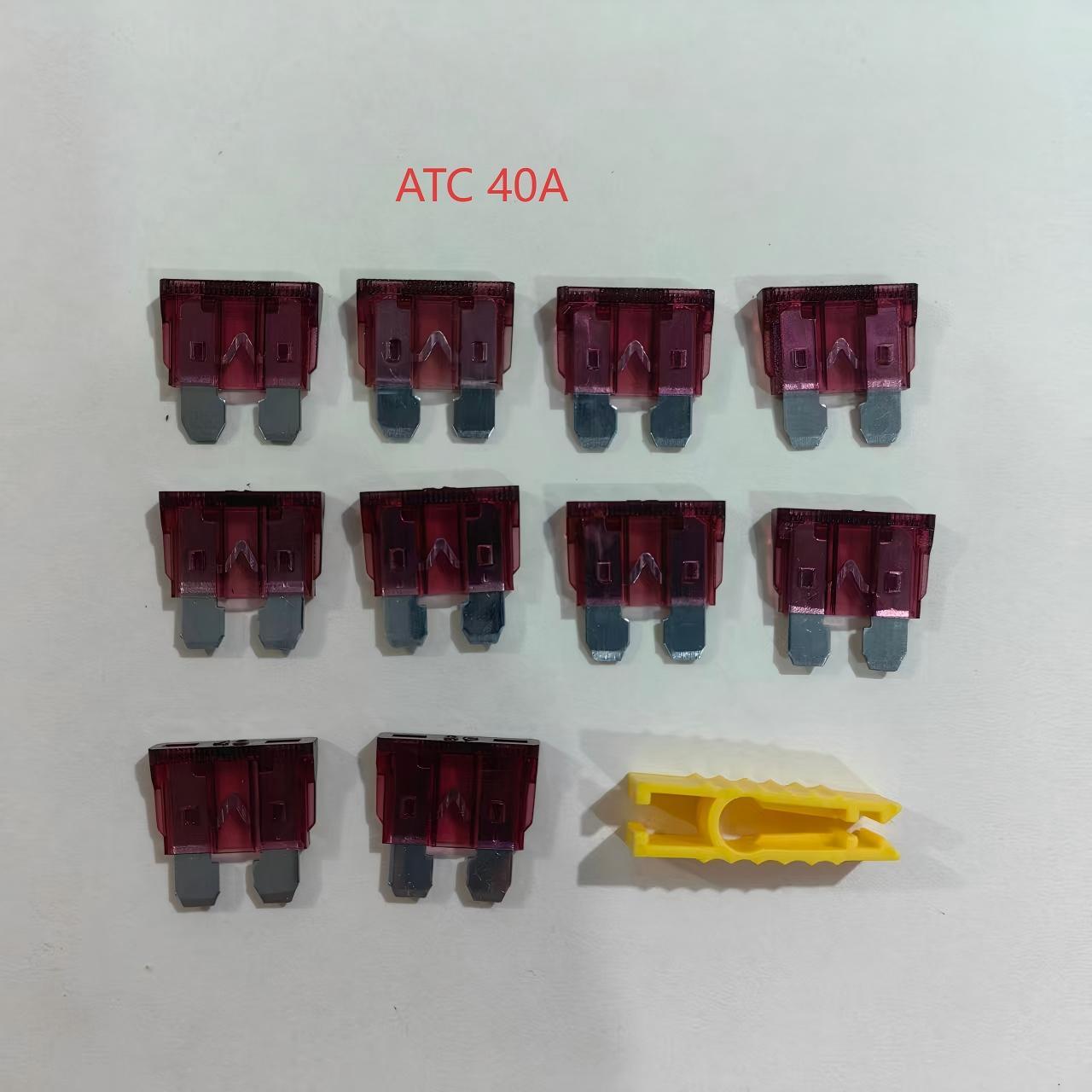 (10 Pack) Atc/ato Standard Blade Fuses, Nickel Plated, 12 Amp Specifications Available, Suitable for Cars, Trucks, Boats, Motorcycles, Suvs