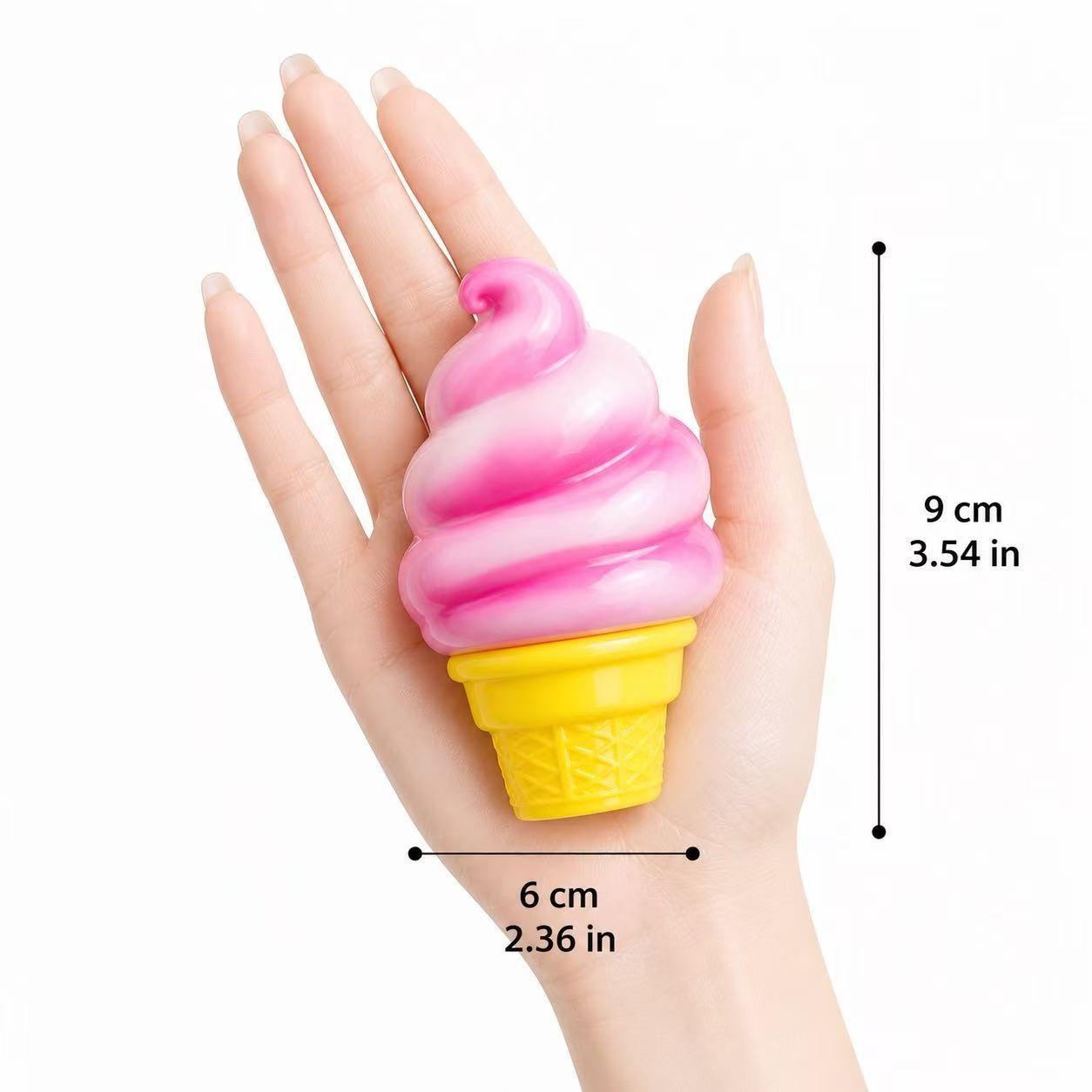 1/3/6/9PCS Ice Cream Squishy Toy Set – Super Soft Squeeze Fidget, Squishy Fidgets, Soft Sensory Squishies, Slow Rise Stress Relief Sensory Toy for Kids & Adults, Cute Desk Toy, Party Favor Gift