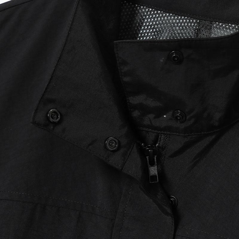 Ladies Winter Coats And Jackets Black Stand Collar Jacket Oversized Windbreaker Hidden Placket Streetwear Women's Casual Outerwear Casual Fitted Jacket