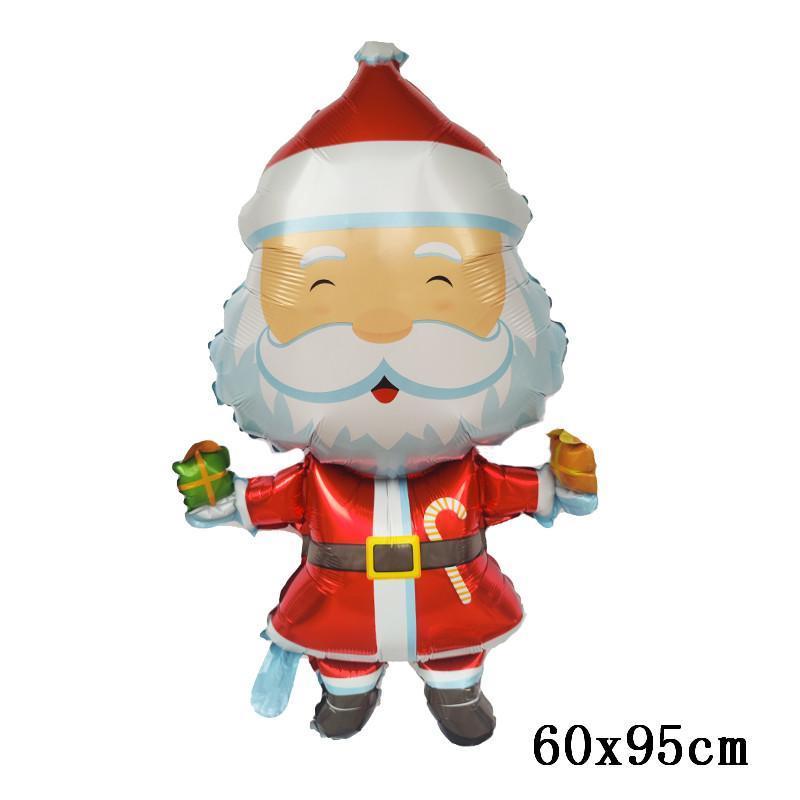 Big Gingerbread Man Balloon Foil Kids Balloon Christmas Balloon Xmas Balloon Christmas Party Decoration 2023 New Year Supplies