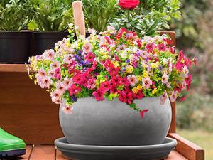 Artificial Flowers for Outdoors, 12 Bundles Fake Outdoor Flowers Faux Plants, UV Resistant Artificial Plants & Flowers for Decoration, Outdoor Fake Flowers for Porch Garden Decor