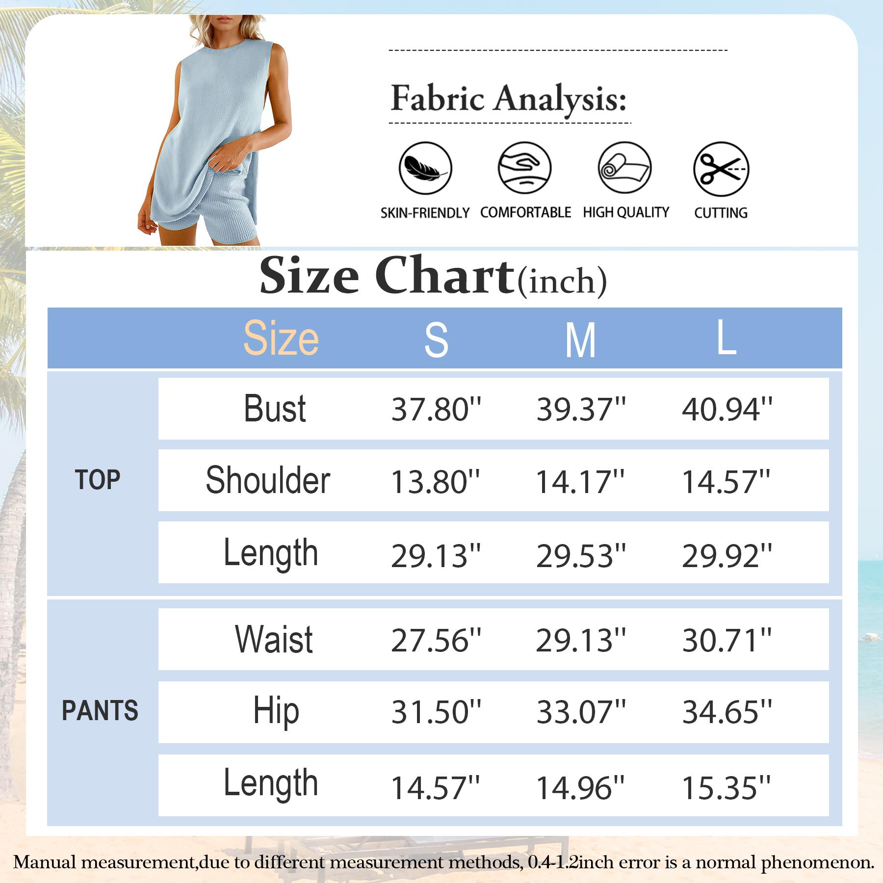 Yimoon Women Summer Sleeveless Sweater Sets Knit 2 Piece Outfits Tunic Tank Top Matching Shorts Vacation Beach Sets