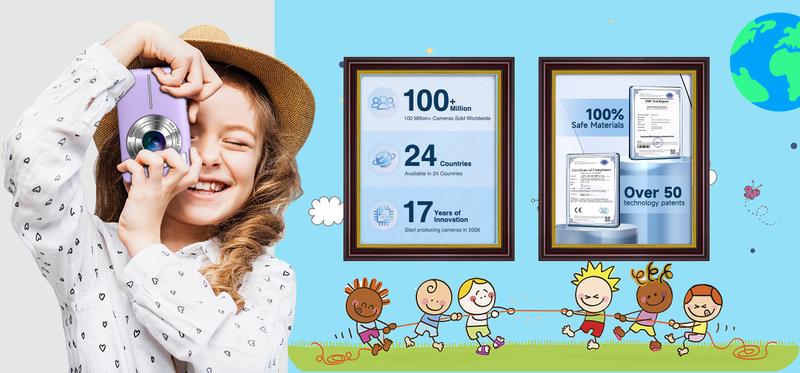 Summer Release | CAMKORY Portable Pocket Vlogging Camera with 32GB SD Card & Wrist Strap, Self Timer, Anti-Shake, 16X Digital Zoom, FHD 1080P Point & Shoot Camera for Daily Photography, Perfect Holiday Gift for Adults, Teens & Kids【Light Pink】