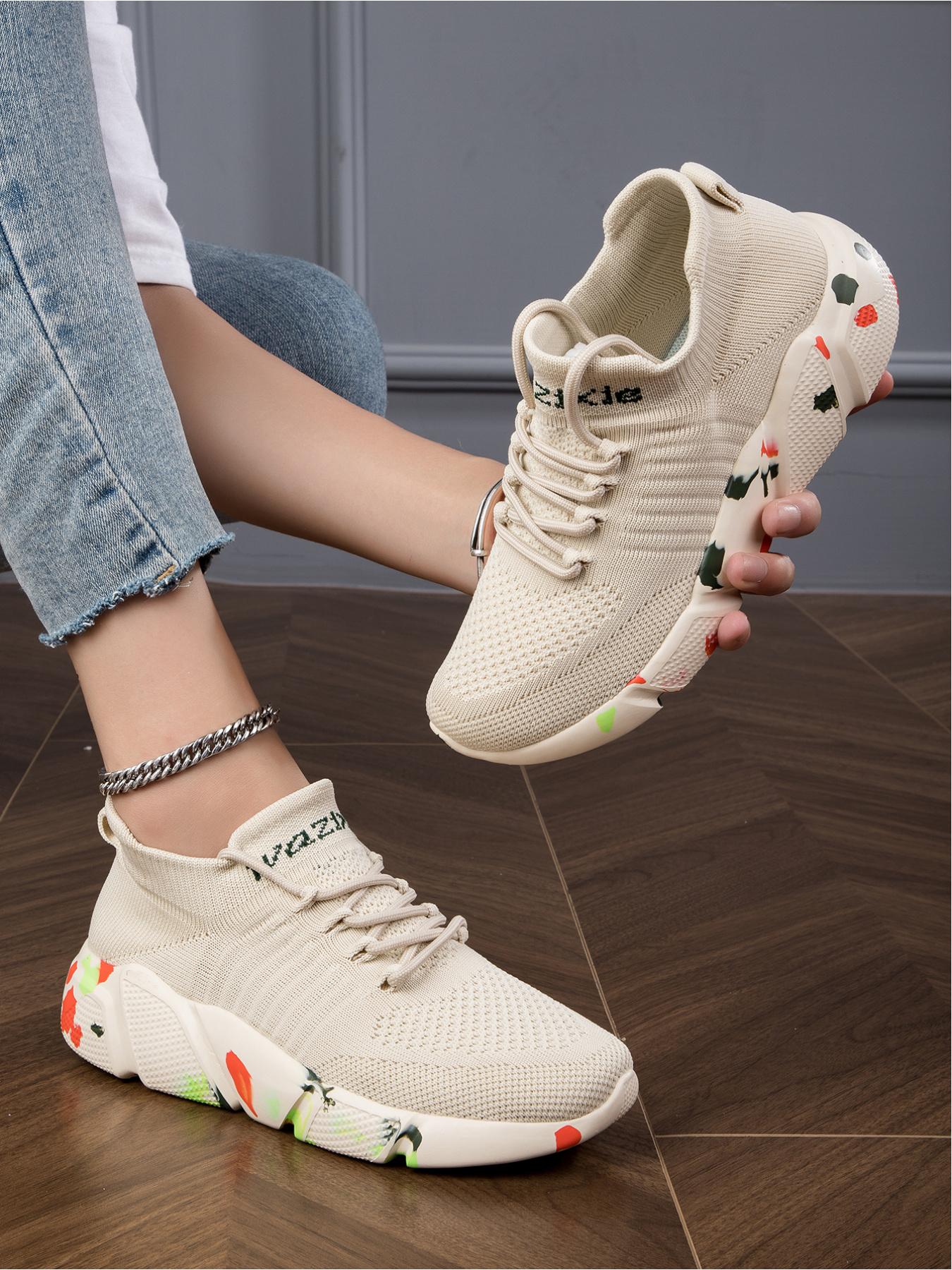 Unisex Fresh Colorful Dot Trend Shoes: Lightweight Comfortable Design, Daily Outfit & Commute Sneakers