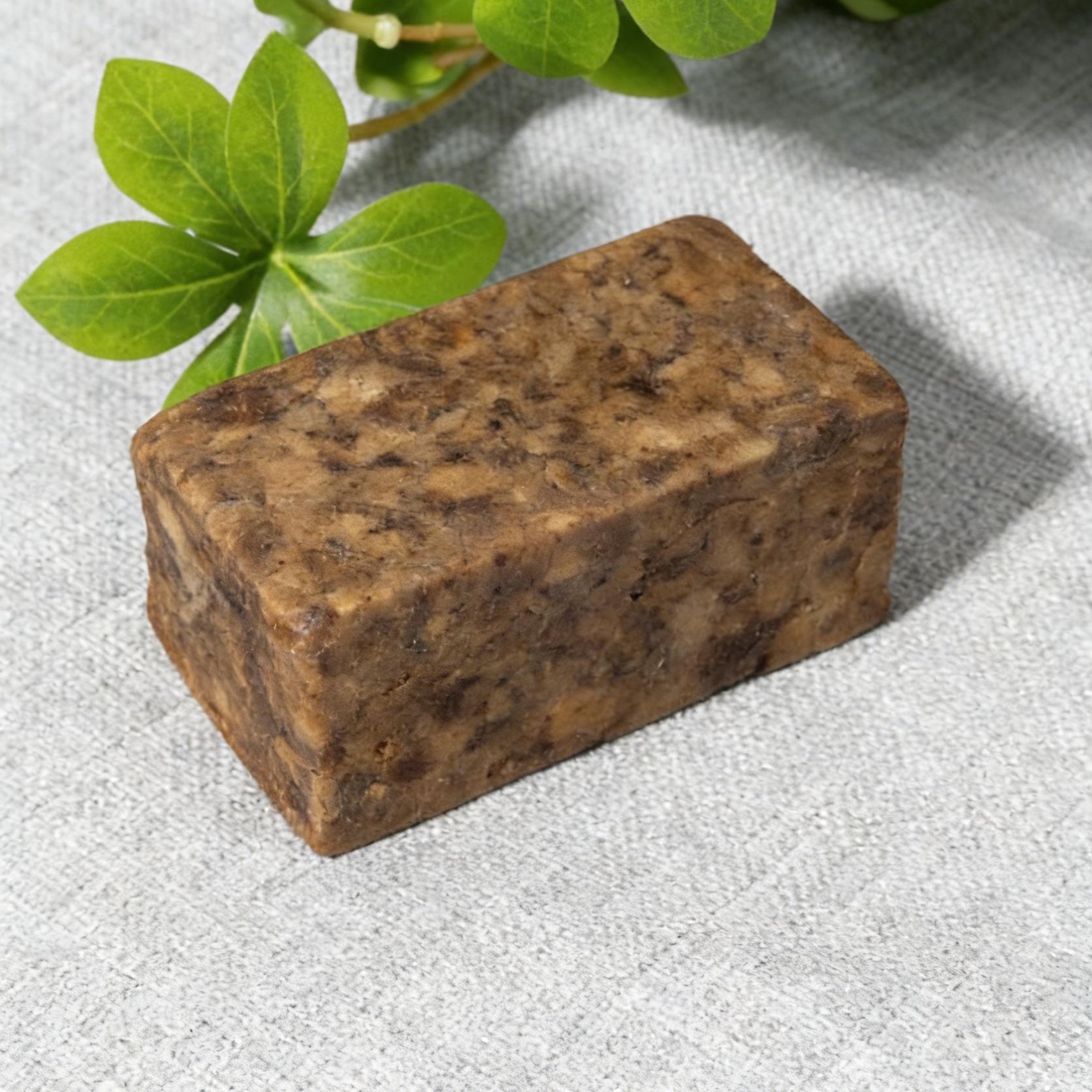 Natural Original Handmade African Soap Ghana Pure Natural, 200g 0.44lbs, Organic Skincare, Eco-Friendly Bathing Essentials