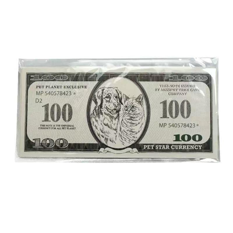 Pet Ancestor Money: Memorial paper for honoring departed animal companions—15 sheets per pack, suitable for pet memorial services and spiritual communication