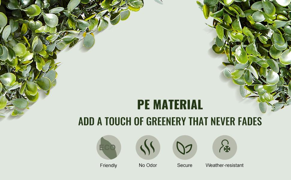 VEVOR Artificial Boxwood Topiary Tree, 60 inch Tall (2 Pieces), Spiral Faux Topiary Trees, Faux Plant w/ Extra Leaves Pot Small Decoration, UV Rated Greenery Set for Home Decor Indoor/Outdoor