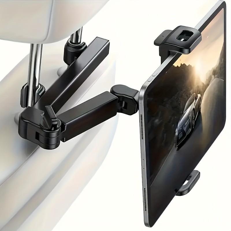 360 Degree Rotating Universal Rear Seat Mounting Bracket, Extendable for Tablets and Smartphones, Compatible with 5 to 11 Inch Gadgets