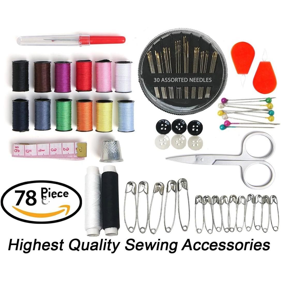 Mini Travel  Kit - Portable  Set with , Thread,