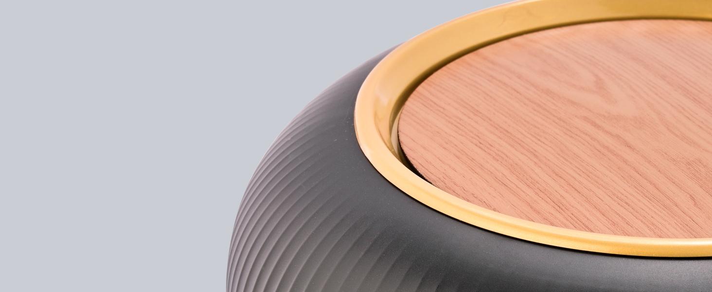 SUSTEAS Auto-sensing Nordic bin – waterproof & ventilated for freshness. Slim minimalist design, eco-friendly and fits any space. Touchless Trash Can Automatic Trash Can automatic trash bin cleaner Smart Induction