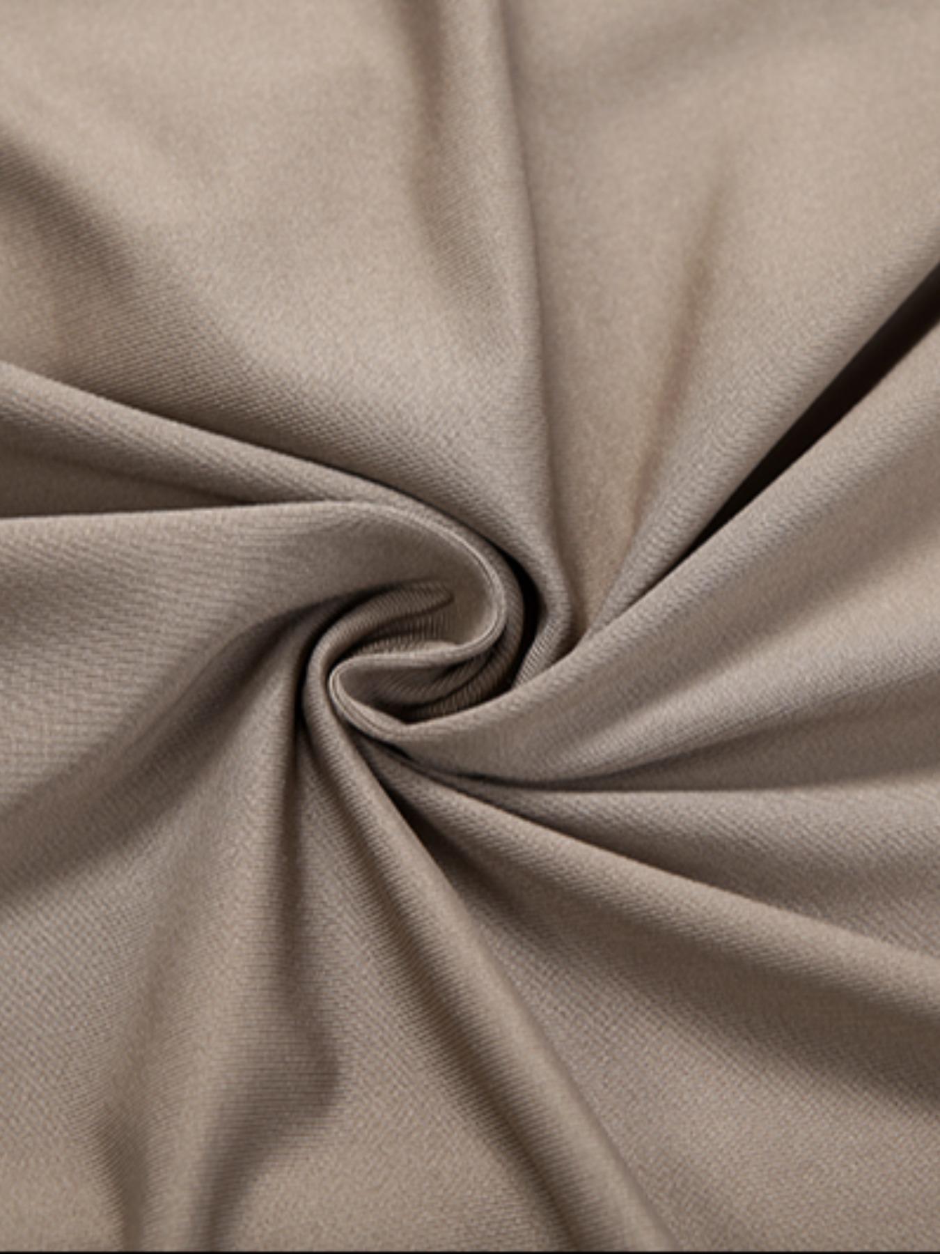 Women's Fashion Sexy Backless Solid Color Round Neck Long Sleeve Jumpsuit Shorts, Slim-Fitting High Waist, Plain Pattern