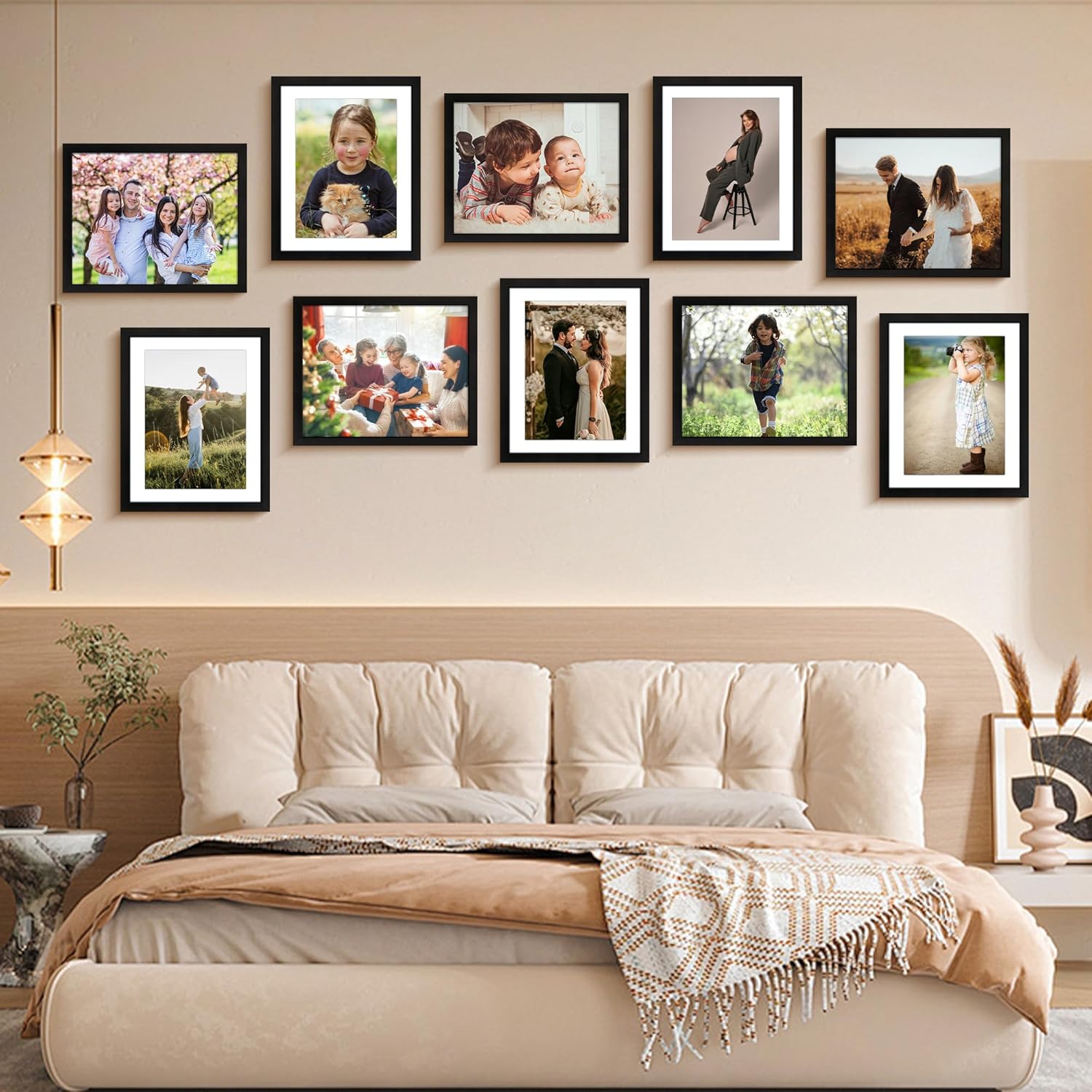 12×16 Picture Frame Set of 3, Wall Gallery Photo Frames, Black Creative Art Picture Frame,  Picture Wall Gallery Frame, Home Decor Photo Frame Set for Living Room Office Dormitory School