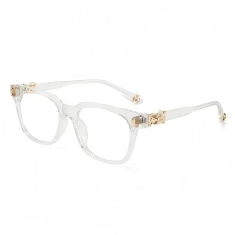 Classic Flat Lens Glasses, Elegant High Iq Style, Unisex Durable Frame, Ultra-Light, Suitable for Work and Daily Use
