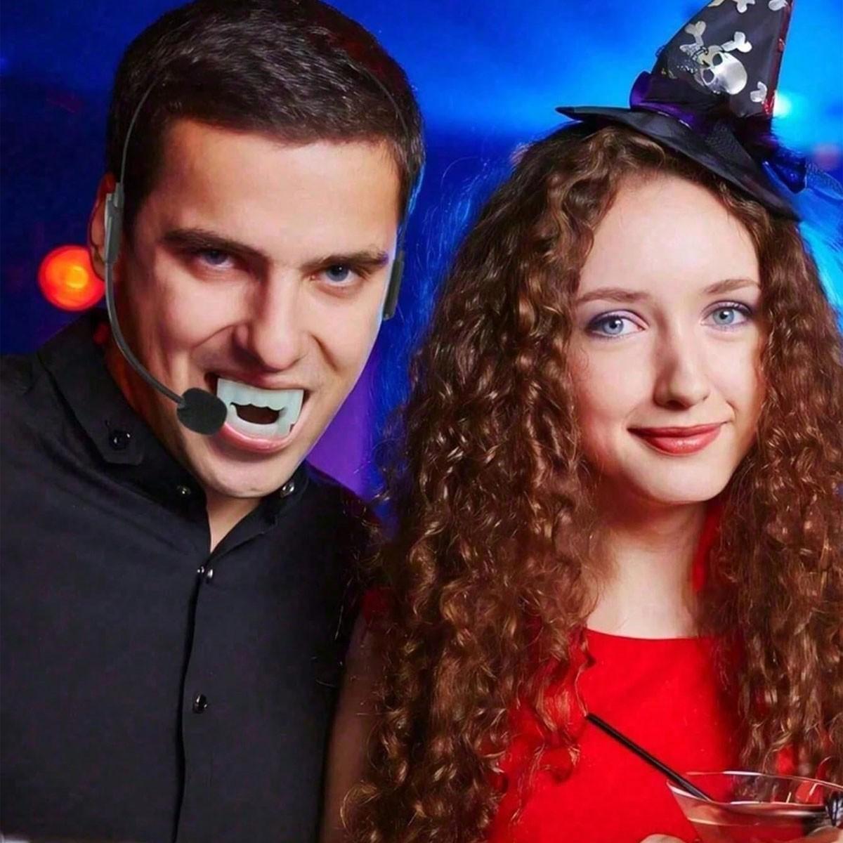 2/4/6PCS Rock Star Costume Accessories, Fake Microphone Headset, Halloween Party Props, Music Festival Gear, Gift for Friends & Family