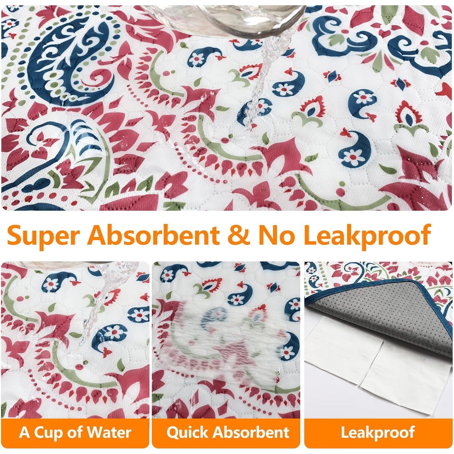 Washable Pee Pads for Dogs, 2 Pack Super Absorbent Puppy Pads , Leak-Proof & Non-Slip Whelping Pad for Potty , Playpens, Crates, Floors, Beds, and Couches 31"x36" Washable Pee Pads for Dogs, 2 Pack Super Absorbent Puppy Pads , Leak-Proof & Non-Slip Whelping Pad for Potty , Playpens, Crates, Floors, Beds, and Couches 31"x36"