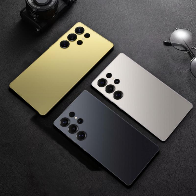 25Ultra Android Smartphone, 6.8 Inch Dual 108MP+48MP Cameras, Long-Lasting 6800mAh Battery,  OTG Function, Facial Recognition Unlocking, Stylus, 12GB RAM +512GB ROM, 5G Network Android 14 OS, Unlock Cellphone for