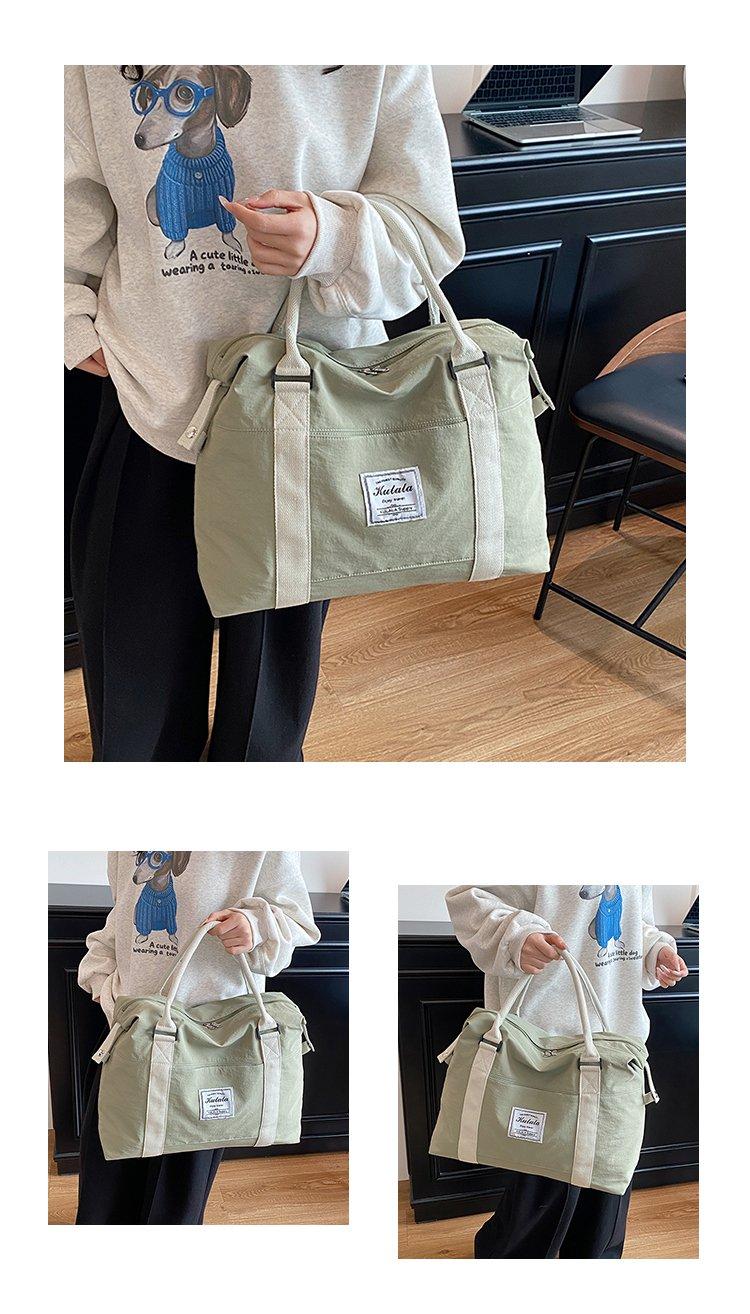 1PC Casual Travel Tote Bag Large Capacity Multi-Functional Handbag Crossbody Bag with Shoe Compartment for Gym Business Trip